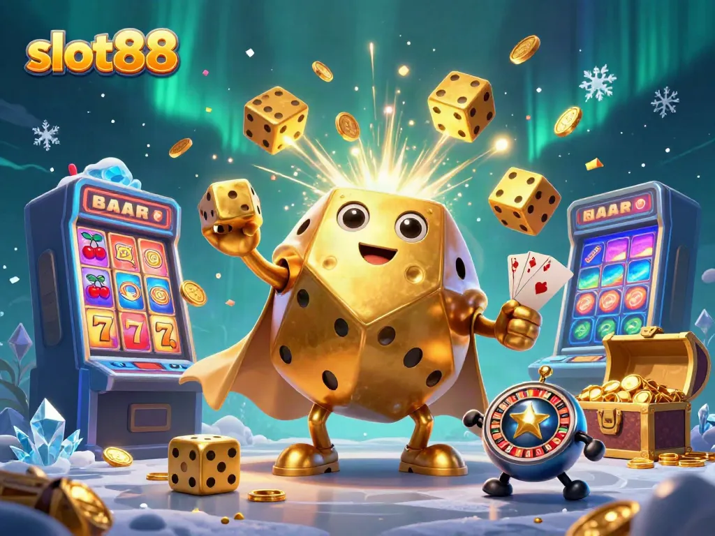 Experience thrilling gameplay with slot88 featuring golden dice golem and mega jackpot action.