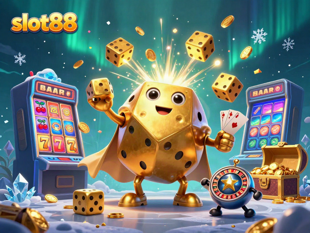 Experience thrilling gameplay with slot88 featuring golden dice golem and mega jackpot action.